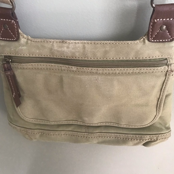 Relic crossbody tan messenger bag - Picture 3 of 8